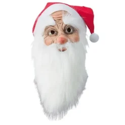 Tomtemask Med Luva & Skägg - Maskerad - Mask för Tomte> Masker