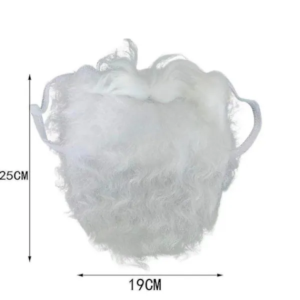 Tomtemaskhatt för Vuxna Unisex Återanvändbar Kostym Jultomte Nyår Julgåva Tomte Ansiktsmask Juldekoration (mask)> Tillbehör