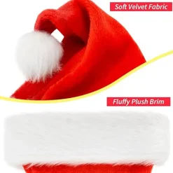 Tomtemössa: Julmössa för Vuxna - Tomtemössa för Kvinnor och Män> Huvudbonader