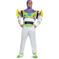 Toy Story Buzz Lightyear Cosplay Kostym, Tecknad Docka, Scenframträdande, Kroppsdräkt, Vuxen Kostym, Komplett Kostym 170> Dräkter