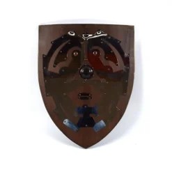 CherrysC Trä / metall Legend of Zelda Curved Shield SWE90 one size> Huvudbonader