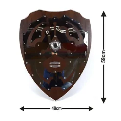 CherrysC Trä / metall Legend of Zelda Curved Shield SWE89 one size><noscript><img width=