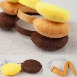 GIFT OF G （Tre stycken ögonbryn) Björnhårband Halloween Pannband Sött Plysch Björn Öra Hårband Kostymtillbehör Djurhuvudbonad Smink D><noscript><img width=