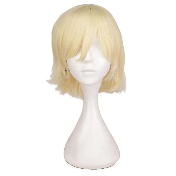 Trendig Kort Rak Cosplay Kostym Peruk För Män> Peruker