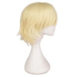 Trendig Kort Rak Cosplay Kostym Peruk För Män><noscript><img width=