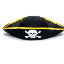 Trikant pirathatt - Trefärgad piratdräkt accessoarhatt - 1 stycke><noscript><img width=
