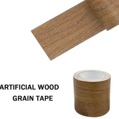 Träimitation Tejp Reparationstejp Trätexturerad Möbel Limtejp Stark Klibbig><noscript><img width=
