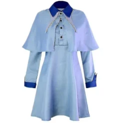 Trollkarl Skola Häxa Fleur Isabelle Delacour Beauxbaton Magic Cosplay Kostymer Hatt Dam Skoluniform Kläder Cap Halloween-i S> Dräkter