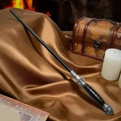 Trollstav 38 cm Lång Trästruktur Tålig PVC-harts Lättviktig Cosplay Party Rollspel Spel Typ 4><noscript><img width=