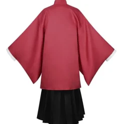 Tsugikuni Yoriichi kostym anime cosplay män kimono uniform med örhängen tatuering XS><noscript><img width=