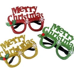 Två par julglasögon i form av en julgran, ren, jul, xmas, xmas, presenter> Tillbehör