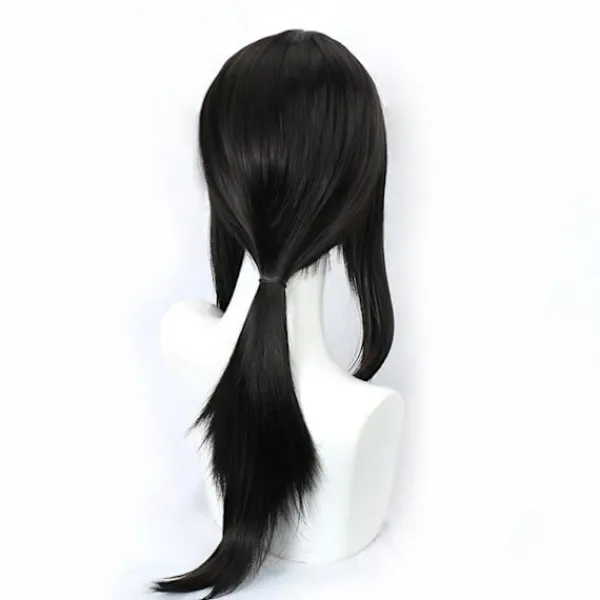 Uchiha Itachi Peruk Lång Cosplay Kostym Peruk Hatt Svart> Peruker