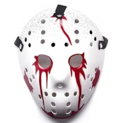 Ultra Halloween Termoplastisk Skräckhockeymask - Maskeraddräkt Vuxen - Halloween Mask för Fester och Evenemang - Halloween Läskig Mördare><noscript><img width=