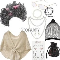 Underhållningsmaskeraddräkter Peruker> Peruker