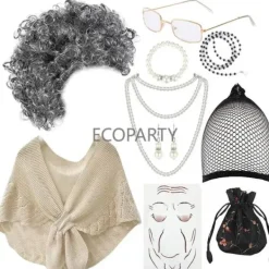 Underhållningsmaskeraddräkter Peruker><noscript><img width=