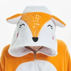 Uniex Flanell Djurpyjama En-delad Nattkläder Hoodie ovkläder Fet Coplay Djur iameika Pyjama><noscript><img width=