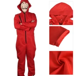 Jettbuying Unisex för Salvador Dali La Casa De Papel Money Heist Cosplay H L><noscript><img width=