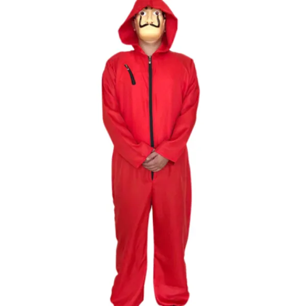 Jettbuying Unisex för Salvador Dali La Casa De Papel Money Heist Cosplay H XL> Dräkter