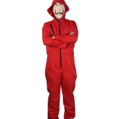 Jettbuying Unisex för Salvador Dali La Casa De Papel Money Heist Cosplay H XL><noscript><img width=