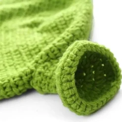 Unisex handgjord vintermössa i ull, cosplay-kupolad mössa för kvinnor> Huvudbonader