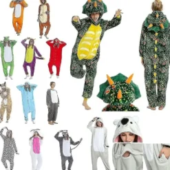 Unisex Vuxen Kigurumi Djurkaraktär Kostym Onesie Pyjamas Onepiece> Dräkter