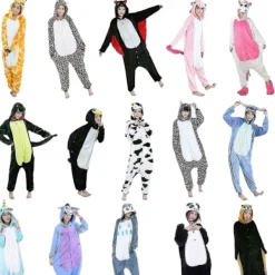 Unisex Vuxen Kigurumi Djurdräkt Bodysuit Pyjamas Fancy 1onesie1 Pingvin> Dräkter