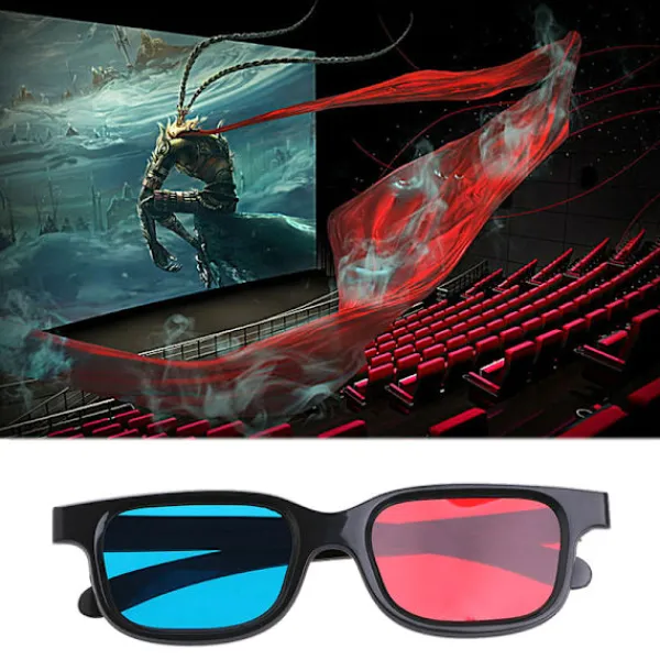 Universal rödblå 3d-glasögon för dimensionell anaglyf film ga> Tillbehör