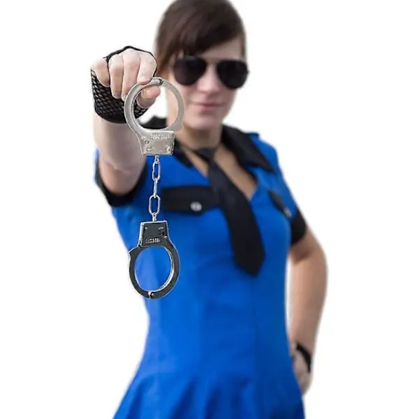 Universell Kompatibilitet Handbojor i Äkta Metall, Säkerhets Snabbkoppling Leksak för Rollspel med Justerbar Passform och Skyddande Dammskydd, Idealisk För | Fyndiq> Tillbehör