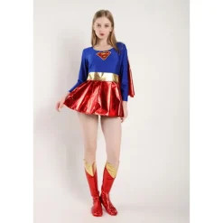 upergirl-klänning för tv-program för kvinnor S><noscript><img width=