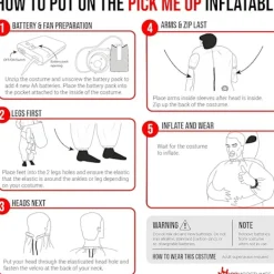 Uppblåsbar Alien Kostym för Halloween Cosplay & Fester [JSR] child><noscript><img width=