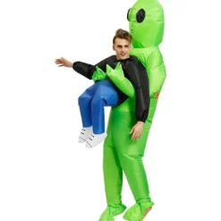 Uppblåsbar Alien Kostym för Vuxna><noscript><img width=