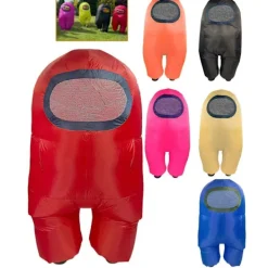 Uppblåsbar Among Us-dräkt - Blå Toikido Cosplay för Halloween [JUN] Kids For 135-150cm> Dräkter