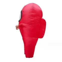 Uppblåsbar Among Us-dräkt - Blå Cosplay-outfit för Halloween & fester [JUN] Kids For 135-150cm><noscript><img width=