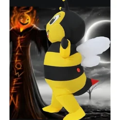 Uppblåsbar dräkt för vuxna, uppblåsbara dräkter för män och kvinnor, bidräkt, helkropps bidräkter, jul, Halloween, uppblåsbara dräkter><noscript><img width=