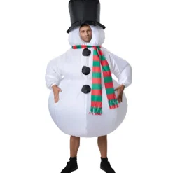 tectake Uppblåsbar dräkt Snögubbe Beskriving><noscript><img width=