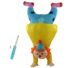 Uppblåsbar handstående clowndräkt för vuxna Halloween upp och ner uppblåsbar clowndräkt> Dräkter