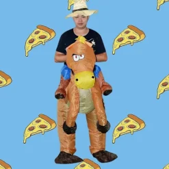 Uppblåsbar Häst-dräkt Cowboys På Häst Maskeradkostym Rolig Nyhet Utklädnad Partykläder-Perfekt> Dräkter