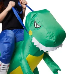 tectake Uppblåsbar maskeraddräkt Dinosaurie-tämjare Beskriving><noscript><img width=