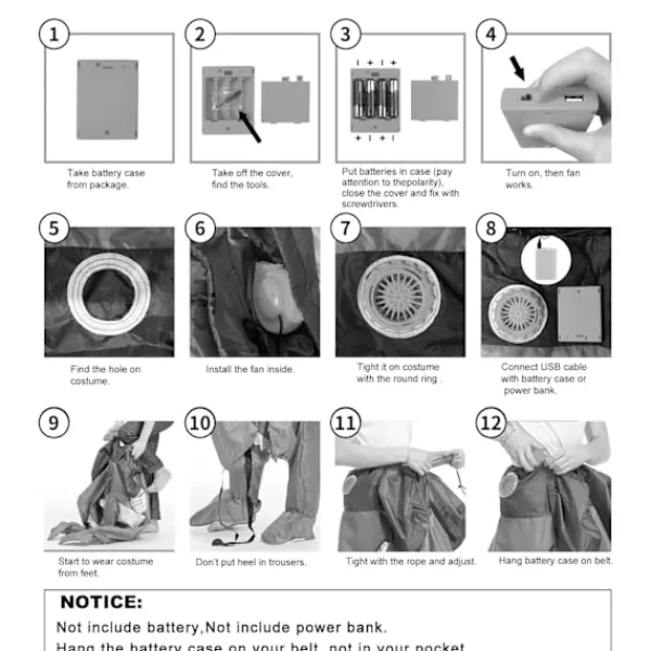 Uppblåsbar Nötknäpparsoldatdräkt Vuxen Uppblåsbar Åktur På Halloween-dräkter Uppblåsbara Juldräkter För Vuxna Parent> Dräkter
