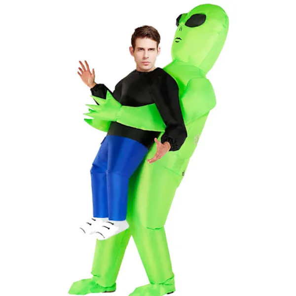 Uppblåsbar Pikachu-dräkt för vuxna och barn - Dockkläder, leksaker, roliga tecknade cosplay-kläder, dockrekvisita Alien Lake Blu Barn 110-140cm Alien Lake Blue | Fyndiq> Dräkter