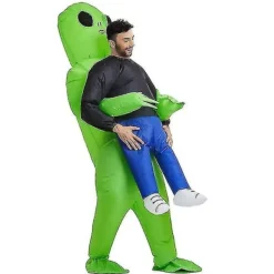 Uppblåsbar utomjordisk kostym för vuxna roliga Halloween kostymer Cosplay> Dräkter