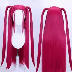 Utsökt för RUMI-peruk, långa lila flätperuker för barnflickor, lila flätkostym Cosplay-peruker, Halloween-kostymperuk, Cosplay Wi-g med flätad Dai 1 st deep red for kids | Fyndiq><noscript><img width=