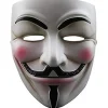 EURL V för Vendetta Guy Fawkes Mask Kvalitets Anonymous Mask Halloween Kostym Hackers Mask Cosplay Party Mask One Size> Masker