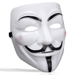 V för Vendetta-mask, Anonymous Guy Fawkes Halloween-mask - Hacker-mask> Masker