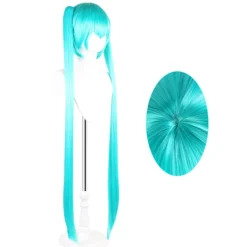 Vacker sjöblå peruk, Chuyin MIKU peruk animation, rollspel> Peruker