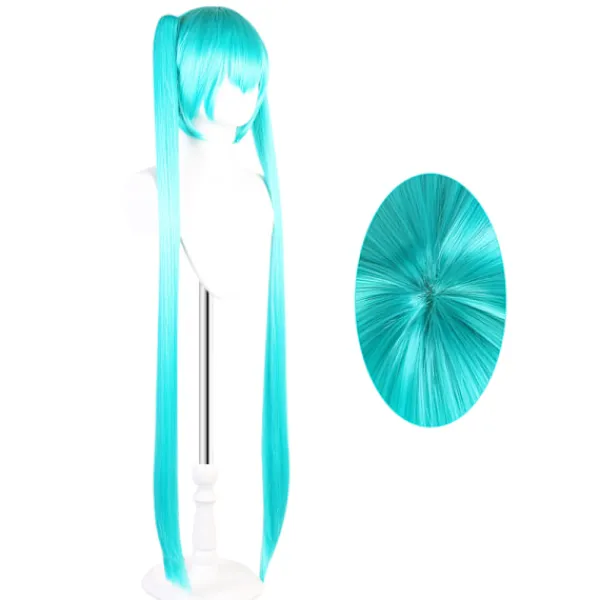Vacker sjöblå peruk, Chuyin MIKU peruk animation, rollspel> Peruker