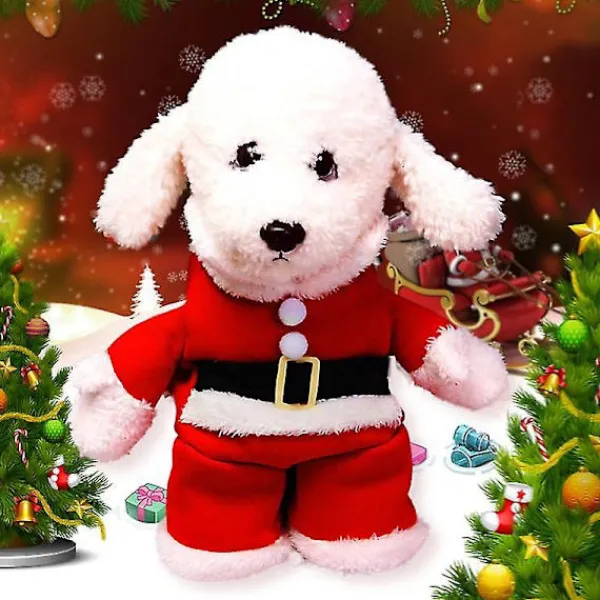 Valp Hund Katt Jul Tomten Cape Rock Kostym Jul Outfit S> Dräkter