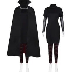 Vampyrdotter Kostym Mavis Cosplay med Peruk Halloween Utklädnad Karneval Kostym-WELLNGS Peruk One size> Peruker