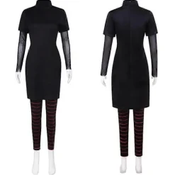 Vampyrdotter Kostym Mavis Cosplay med Peruk Halloween Utklädnad Karneval Kostym-WELLNGS Peruk One size><noscript><img width=