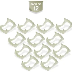 Vampyrtänder som lyser i mörkret, falska tänder för vuxna, Halloween-klädsel, lysande vampyr-tandställning, perfekt> Tillbehör